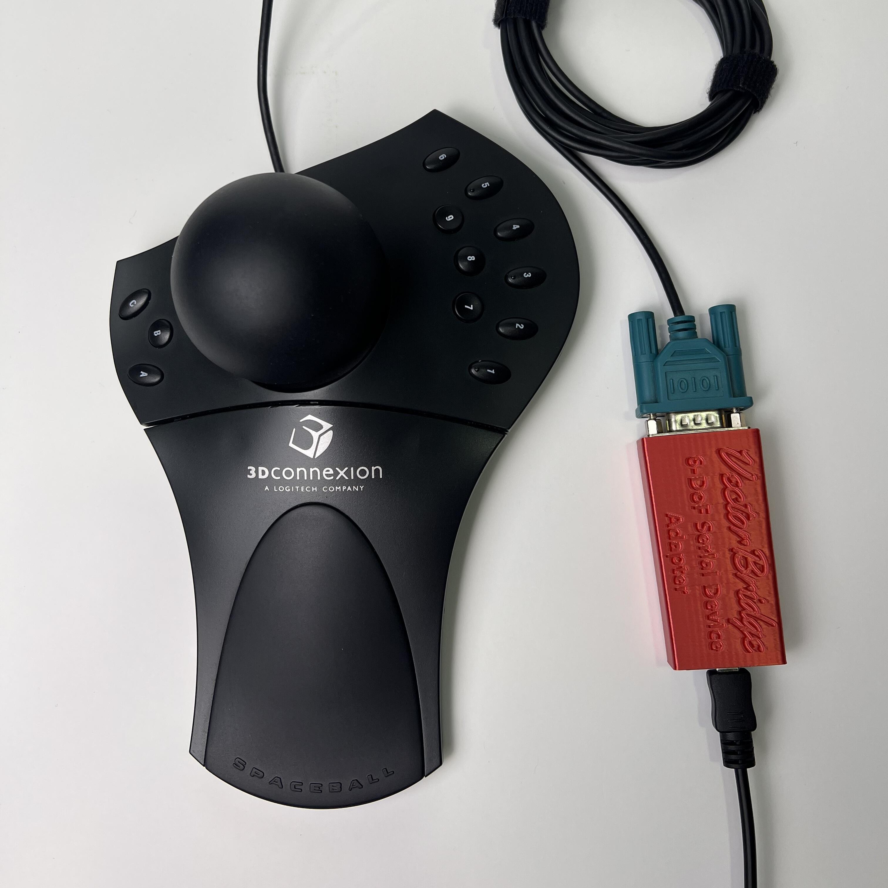 SpaceBall 4000FLX (serial) connected to VectorBridge
