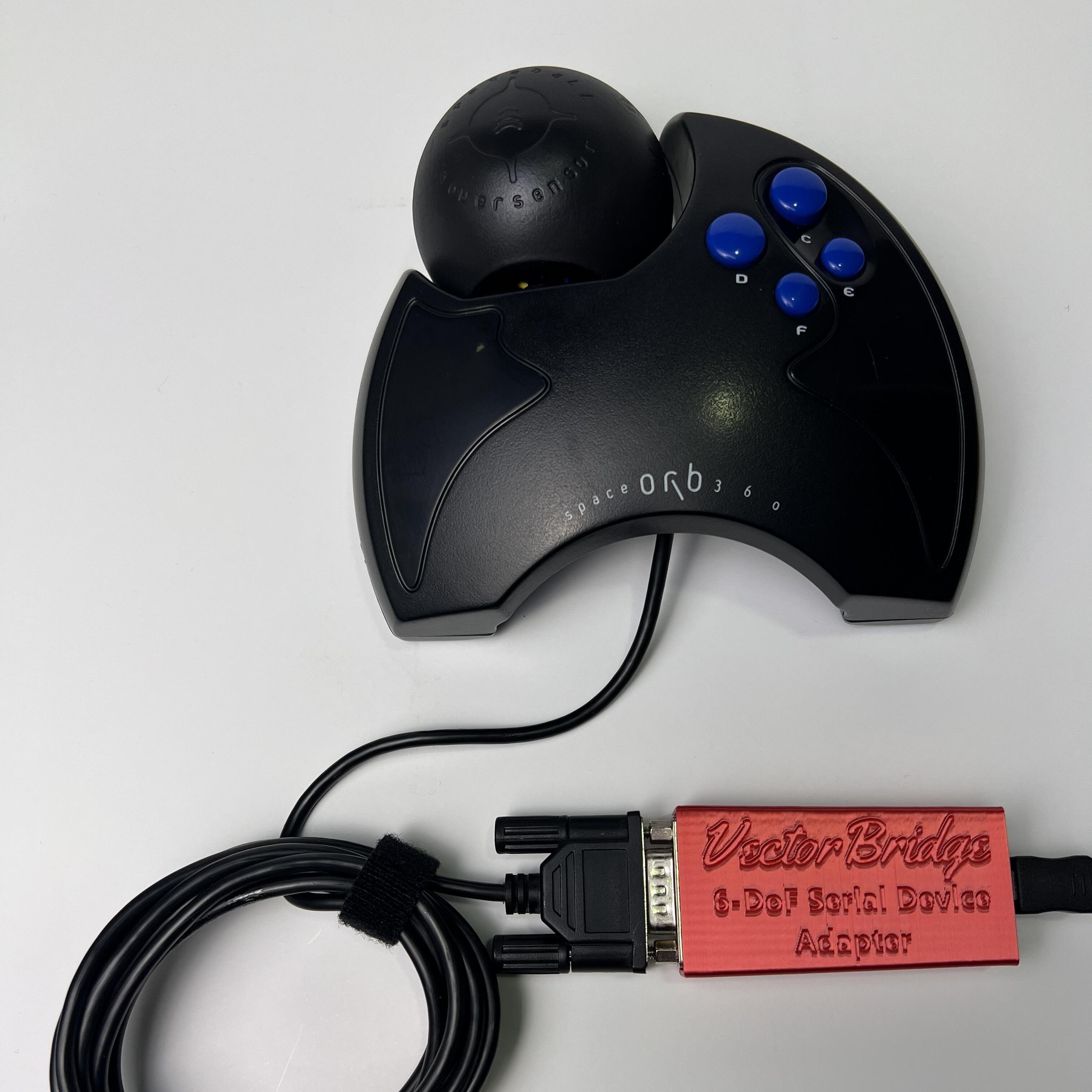 SpaceOrb 360 connected to VectorBridge